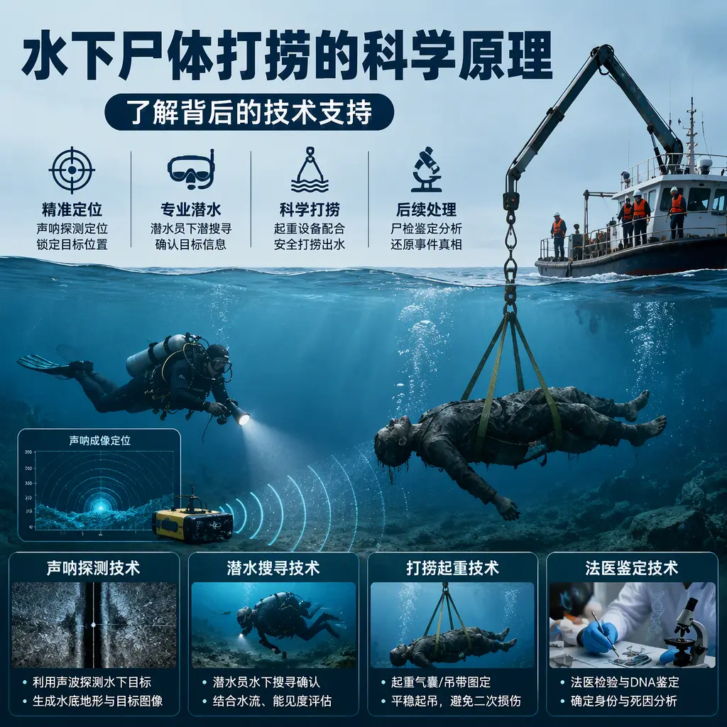 保亭水下尸体打捞的科学原理，了解背后的技术支持
